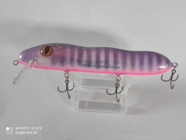 Custom-Gewefish-Spezi-Wobbler, 12cm, Floating, Pinkie, UV
